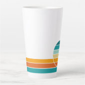 Retro Sonnenuntergang 76 Milchtasse (Vorderseite)
