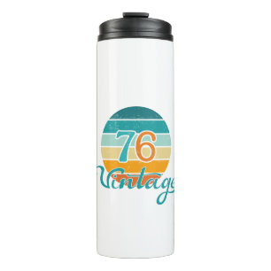 Retro-Sonnenuntergang 76 Vintage-Distressed Thermosbecher