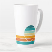 Retro-Sonnenuntergang 78 Milchtasse (Rechte Ecke)