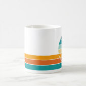 Retro Sonnenuntergang 79 Kaffeetasse (Mittel)