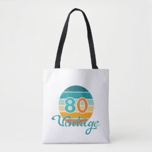 Retro Sonnenuntergang 80 Vintage abgenutzt Tasche