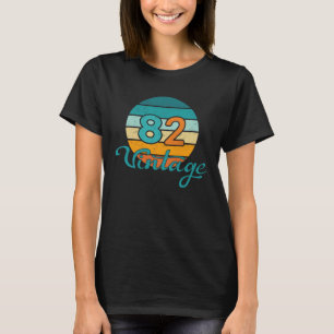 Retro Sonnenuntergang 82 Vintage abgenutzt T-Shirt