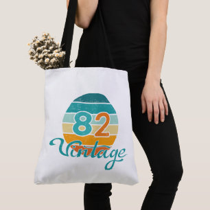 Retro Sonnenuntergang 82 Vintage abgenutzt Tasche
