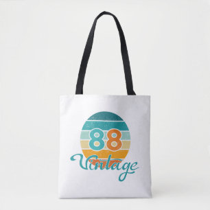Retro Sonnenuntergang 88 Vintage abgenutzt Tasche