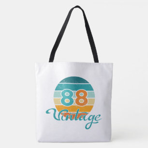 Retro Sonnenuntergang 88 Vintage abgenutzt Tasche