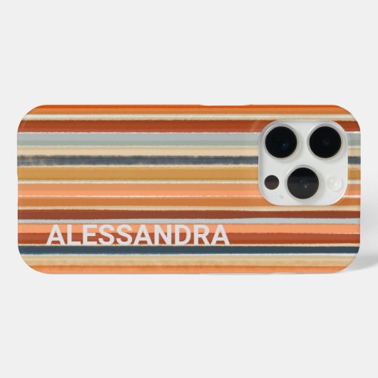 Retro Sonnenuntergang Case-Mate iPhone Hülle (Rückseite (Horizontal))