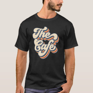 Retro Sonnenuntergang das Café einen Tag ohne Kaff T-Shirt