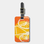 Retro Sonnenuntergang-Fahrrad - reiten Sie ein Gepäckanhänger (Vorderseite vertikal)