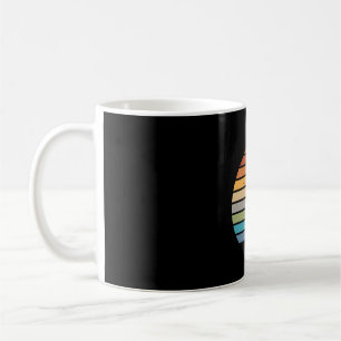 Retro Sonnenuntergang Felsenklettern Rucksacktouri Kaffeetasse