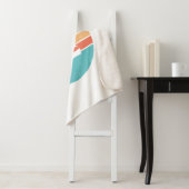 Retro Sonnenuntergang gestörter Effekt + Segelboot Sherpadecke (Beispiel)