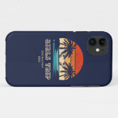 Retro Sonnenuntergang Giro del Malcantone Case-Mate iPhone Hülle (Rückseite (Horizontal))