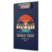 Retro Sonnenuntergang Giro del Malcantone Klemmbrett (Links)