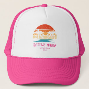 Retro Sonnenuntergang Giro del Malcantone Truckerkappe
