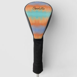 Retro-Sonnenuntergang Golf Headcover