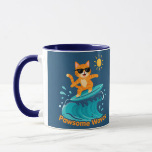 Retro-Sonnenuntergang-Good-Vibes-Only-Kaffeetasse Tasse