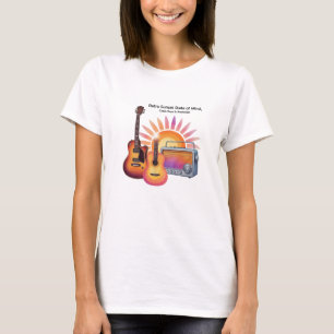 Retro Sonnenuntergang Harmonie - Vintage Songs & R T-Shirt
