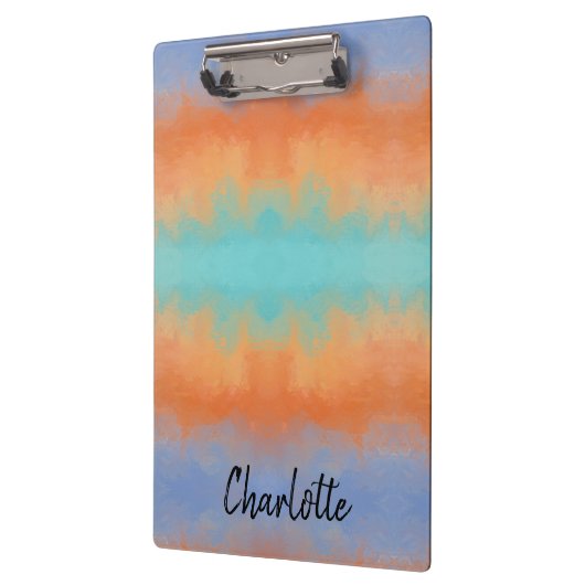 Retro-Sonnenuntergang  Klemmbrett (Links)