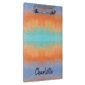 Retro-Sonnenuntergang  Klemmbrett (Rechts)