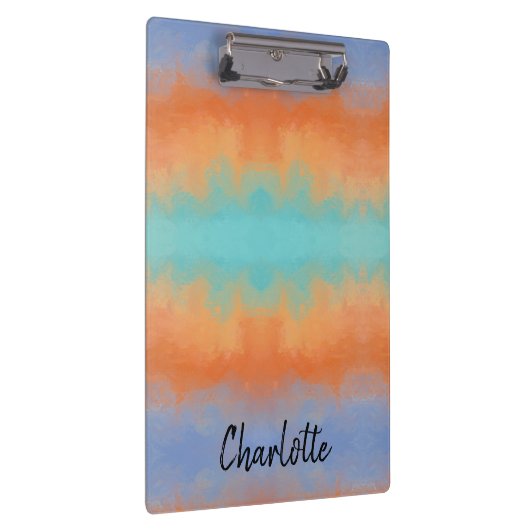 Retro-Sonnenuntergang  Klemmbrett (Rechts)