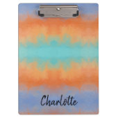 Retro-Sonnenuntergang  Klemmbrett (Vorderseite)