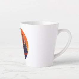 Retro Sonnenuntergang Natur Vibes | Vintage 80er Ä Milchtasse