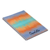 Retro-Sonnenuntergang  Notizblock (Rechte Seite)