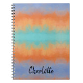 Retro-Sonnenuntergang  Notizblock (Vorderseite)