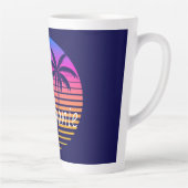 Retro-Sonnenuntergang Personalisiert Milchtasse (Rechts)