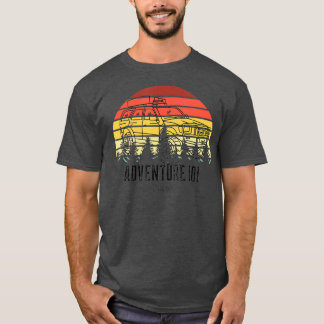 Retro-Sonnenuntergang Vintag 4-Runner-TRD-Performa T-Shirt