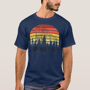 Retro Sonnenuntergang Vintag Tacoma Überlandung T-Shirt