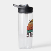 Retro-Sonnenuntergangs-Horizont-Grafik-Mug Trinkflasche (Rechts)