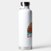 Retro-Sonnenuntergangs-Horizont-Grafik-Mug Trinkflasche (Rechts)