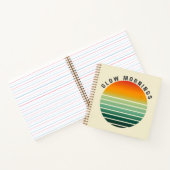 Retro-Sonnenuntergangs-Journal – Langsame Morgen C Notizblock (Innenseite)