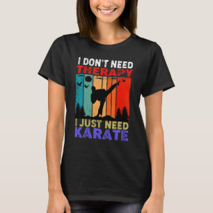 Retro-Sonnenuntergangs-Slogan Ich brauche keine Th T-Shirt