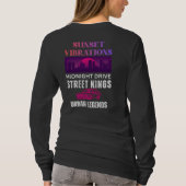 Retro-Sonnenuntergangs-Vibrationen T-Shirt (Rückseite)