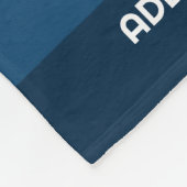 Retro-Sonnenuntergangsstreifen mit einfachem Sans  Fleecedecke (Ecke)