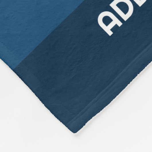 Retro-Sonnenuntergangsstreifen mit einfachem Sans  Fleecedecke (Ecke)