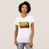 Retro Sonneregenbogenansicht T-Shirt (Vorne ganz)