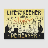 Retro sonniges Verhalten des Kunst-Deko-20s