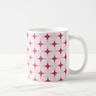 Retro Sophistication Tasse, Magenta Kaffeetasse