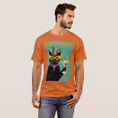 Retro Sophisticats Its Time to Mardi Gras Martini T-Shirt (Vorne ganz)