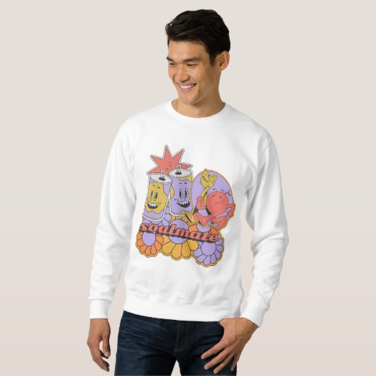 Retro Soulmate 80er Sweatshirt (Vorne ganz)