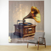 "Retro Soundwave Revival" Wandteppich (Beispiel)