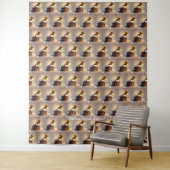 "Retro Soundwave Revival" Wandteppich (Beispiel)