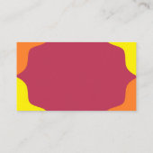 Retro Southwestern Sunrise Wedding Platzkarte (Rückseite)