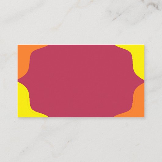 Retro Southwestern Sunrise Wedding Platzkarte (Rückseite)