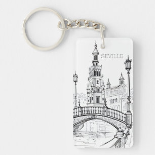 Retro-Souvenir Sevilla españa Schlüsselanhänger