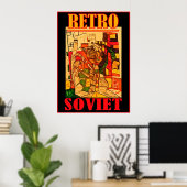 RETRO SOWJET POSTER (Heimbüro)