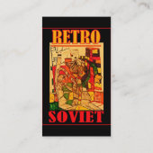 RETRO SOWJET VISITENKARTE (Rückseite)