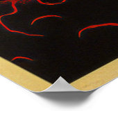 Retro Space Age Exploration Poster mit futuristisc (Ecke)